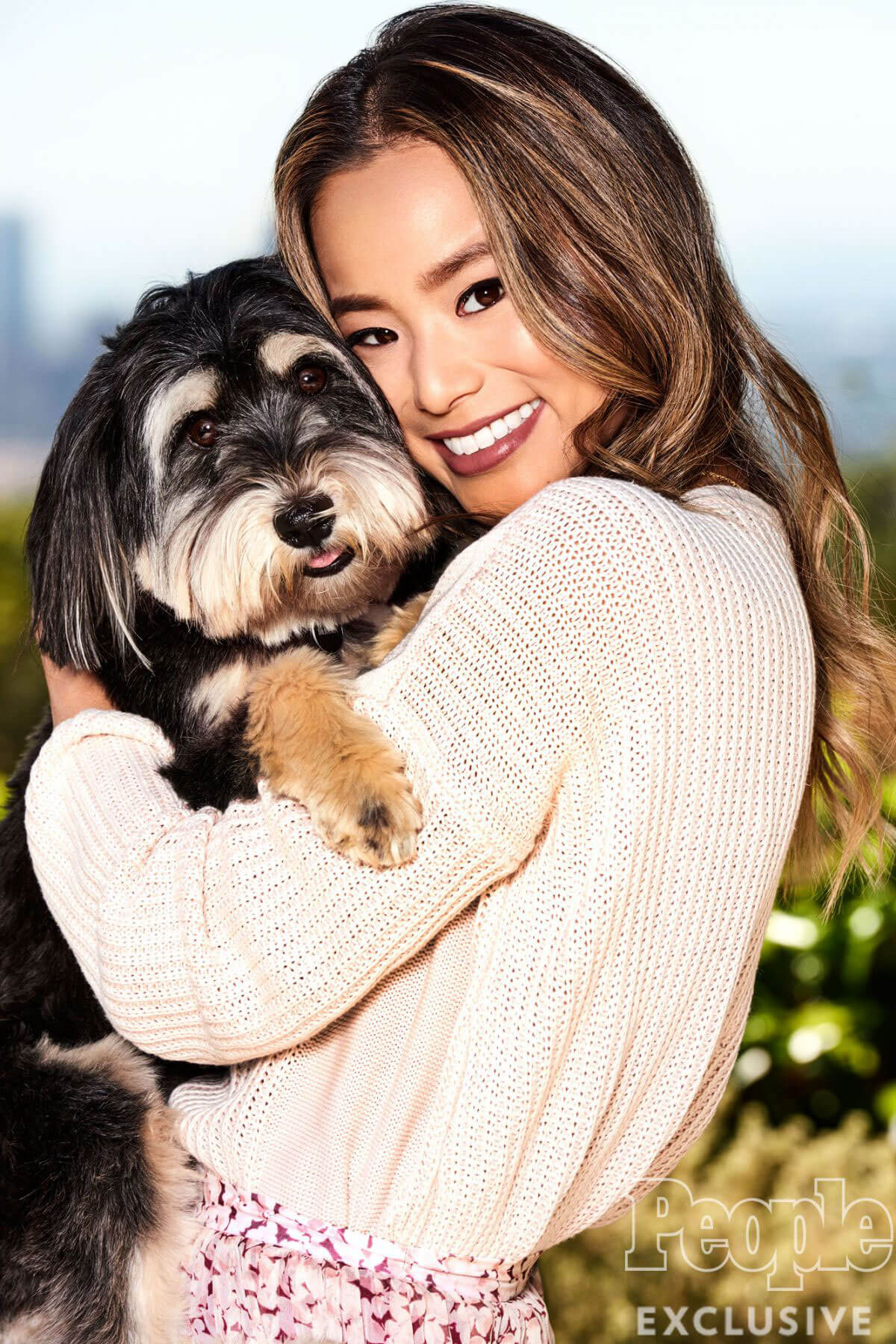 Jamie Chung Poses for People Pets, April 2017