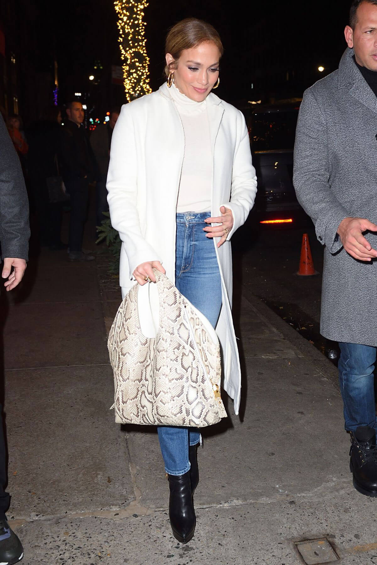 Jennifer Lopez and Alex Rodriguez Stills at Nello Restaurant in New York