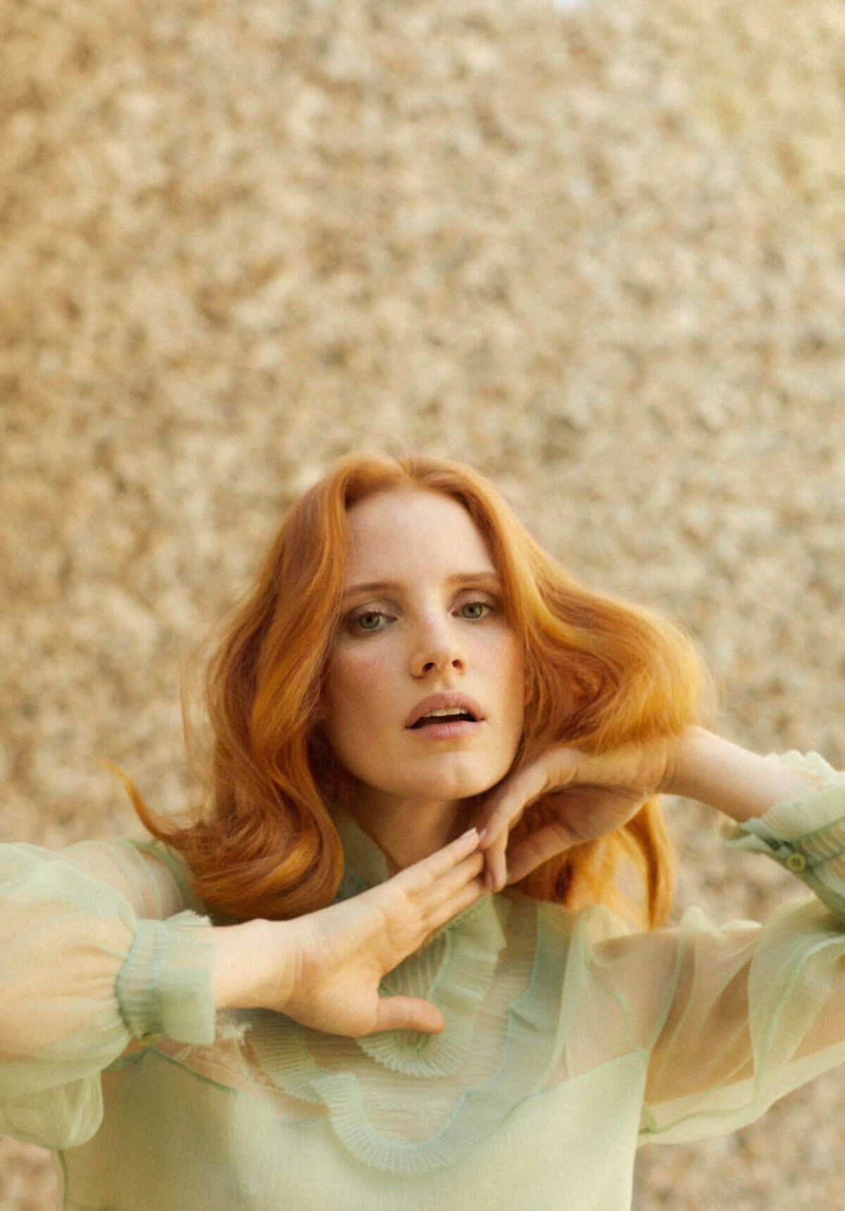 Jessica Chastain Stills in ES Magazine, December 2017