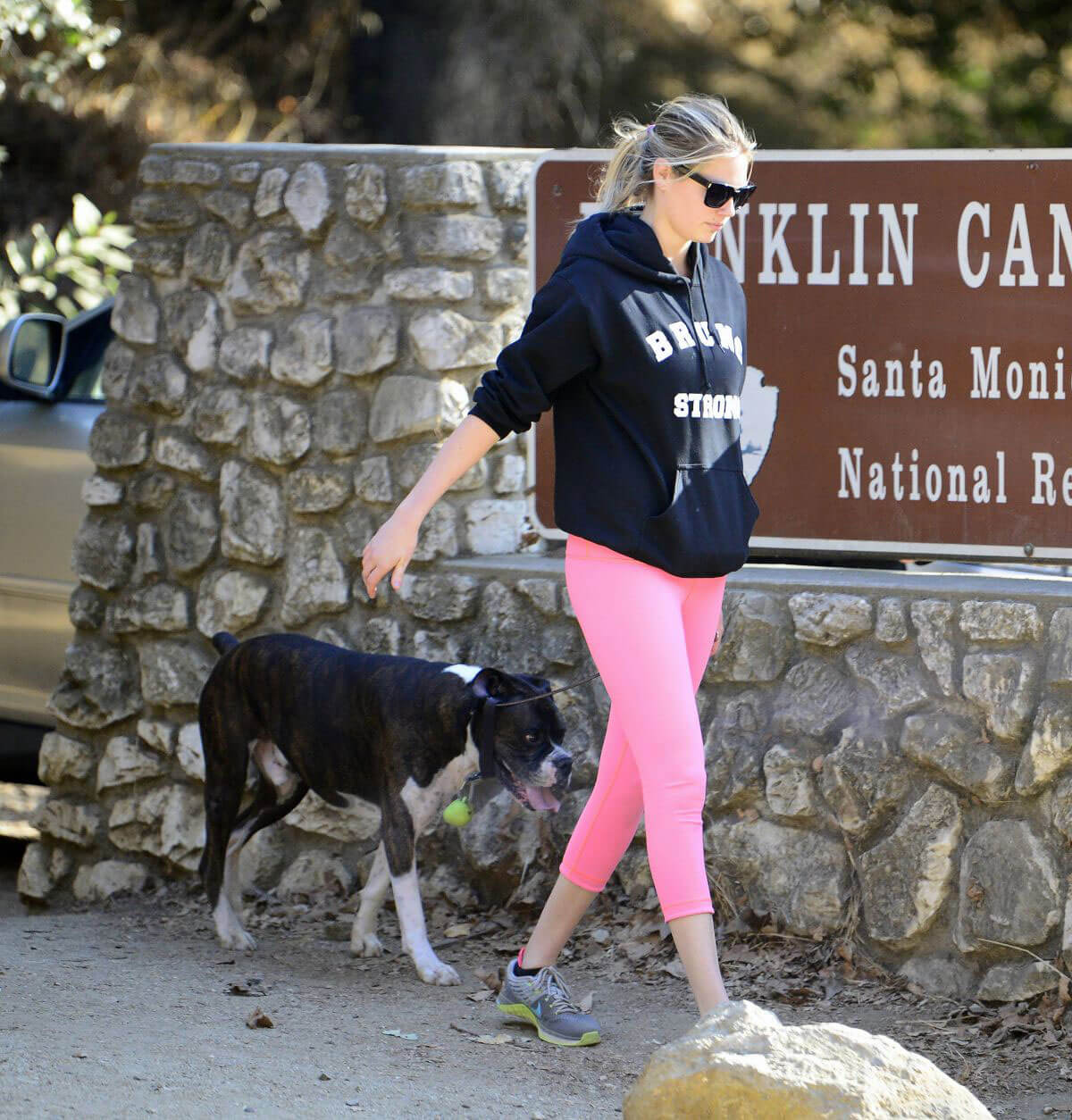 Kate Upton Stills Out with Her Dog in Beverly Hills 2017/12/19