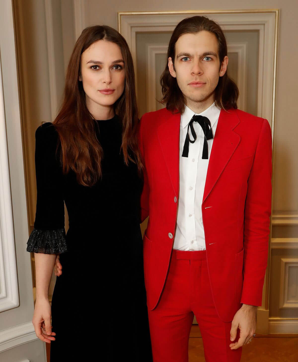 Keira Knightley and James Righton Stills at mothers2mothers Winter Fundraiser in London