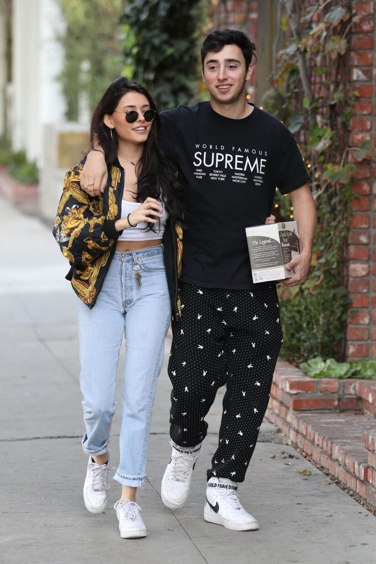 Madison Beer and Zack Bia Stills Out Shopping in West Hollywood 2017/12/18