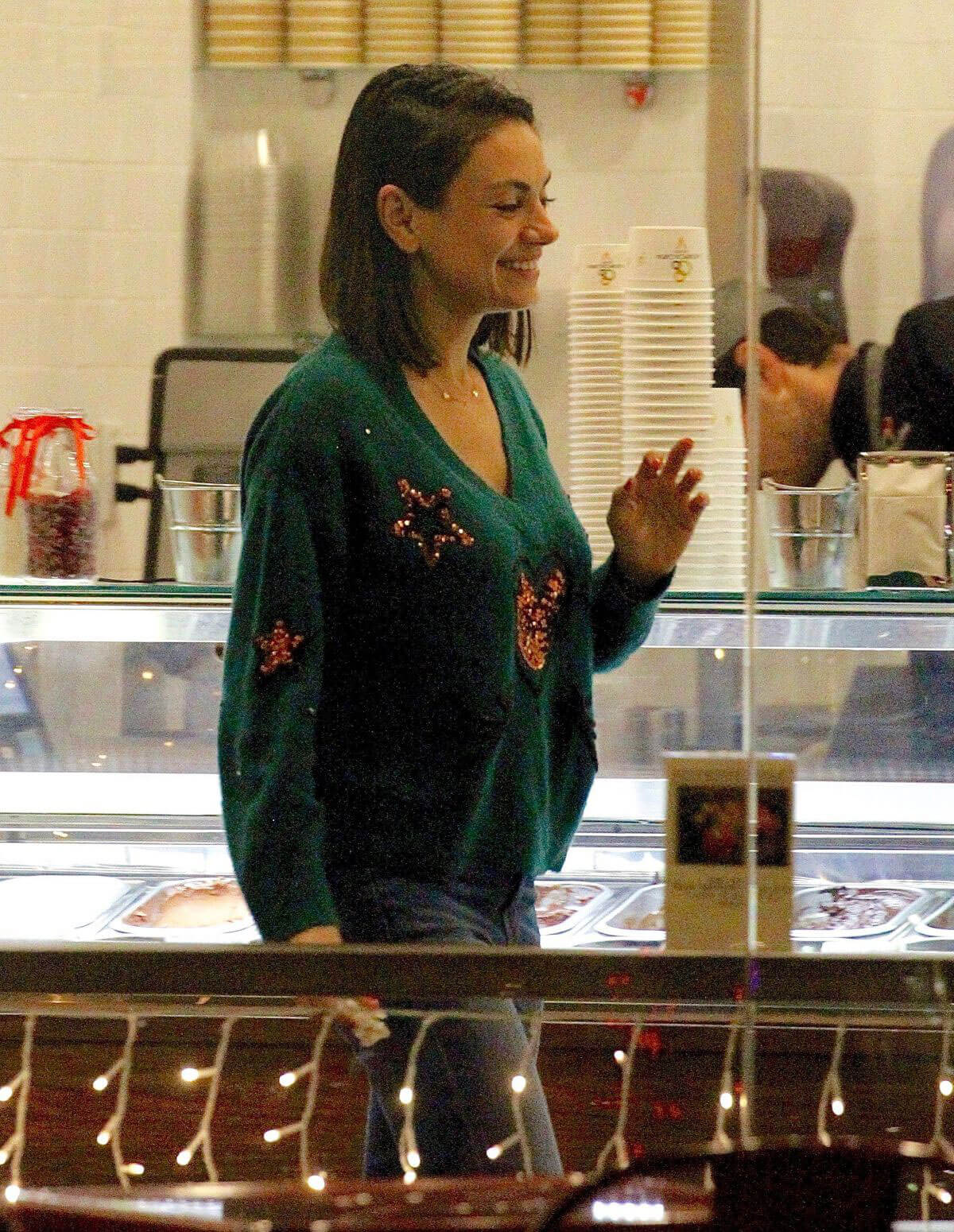 Mila Kunis Stills Out for Italian Gelato in Studio City 2017/12/17