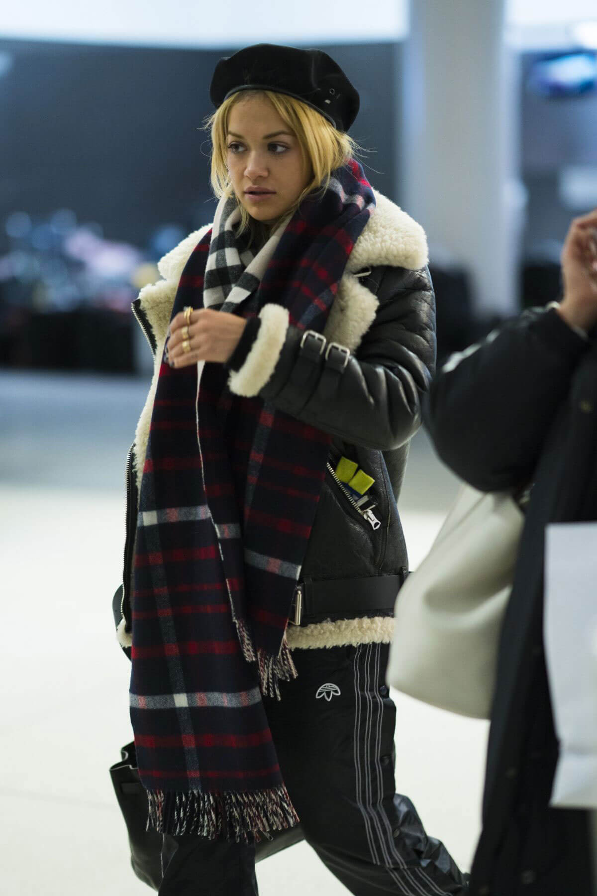 Rita Ora Stills at JFK Airport in New York 2017/12/18