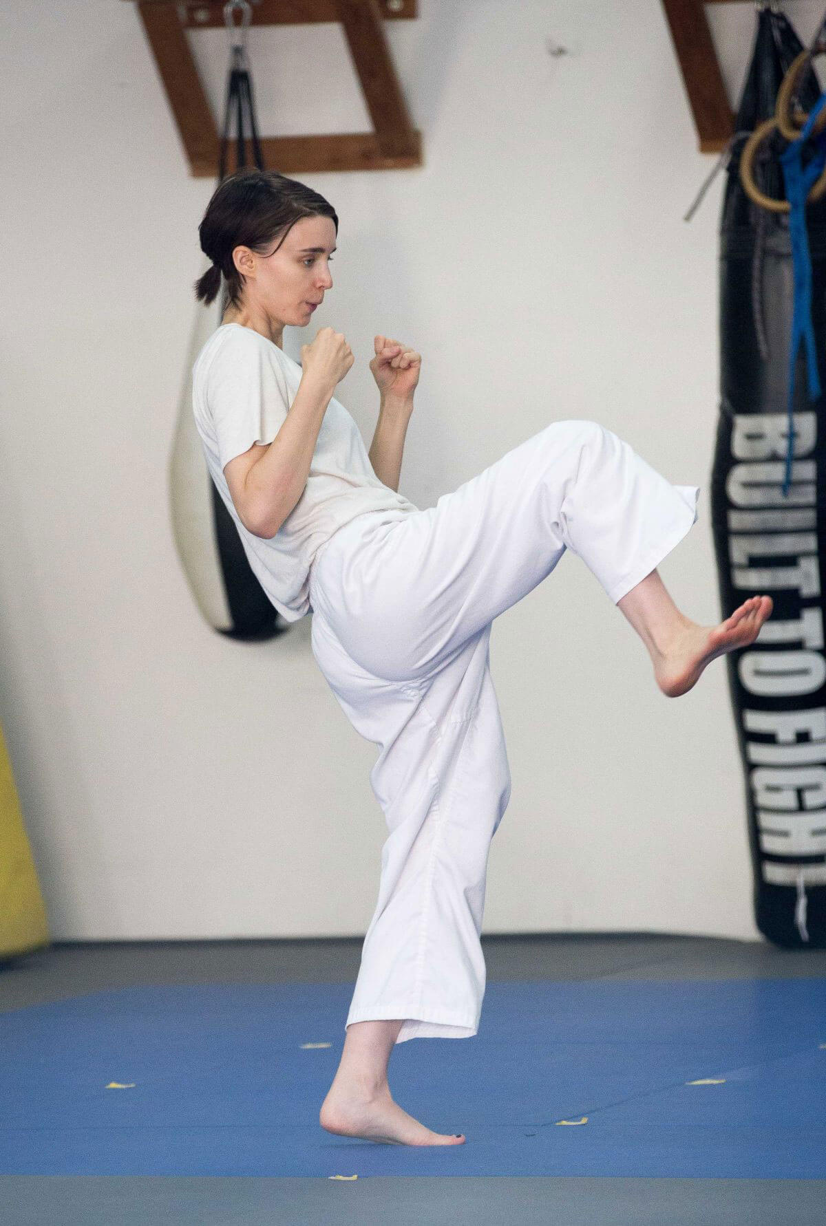 Rooney Mara Stills at Karate Class in Los Angeles 2017/11/17