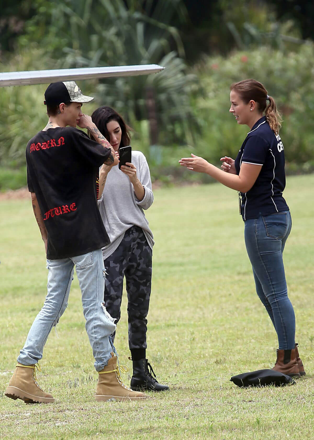 Ruby Rose and Jessica Origliasso Stills at Heli Tour in Byron Bay