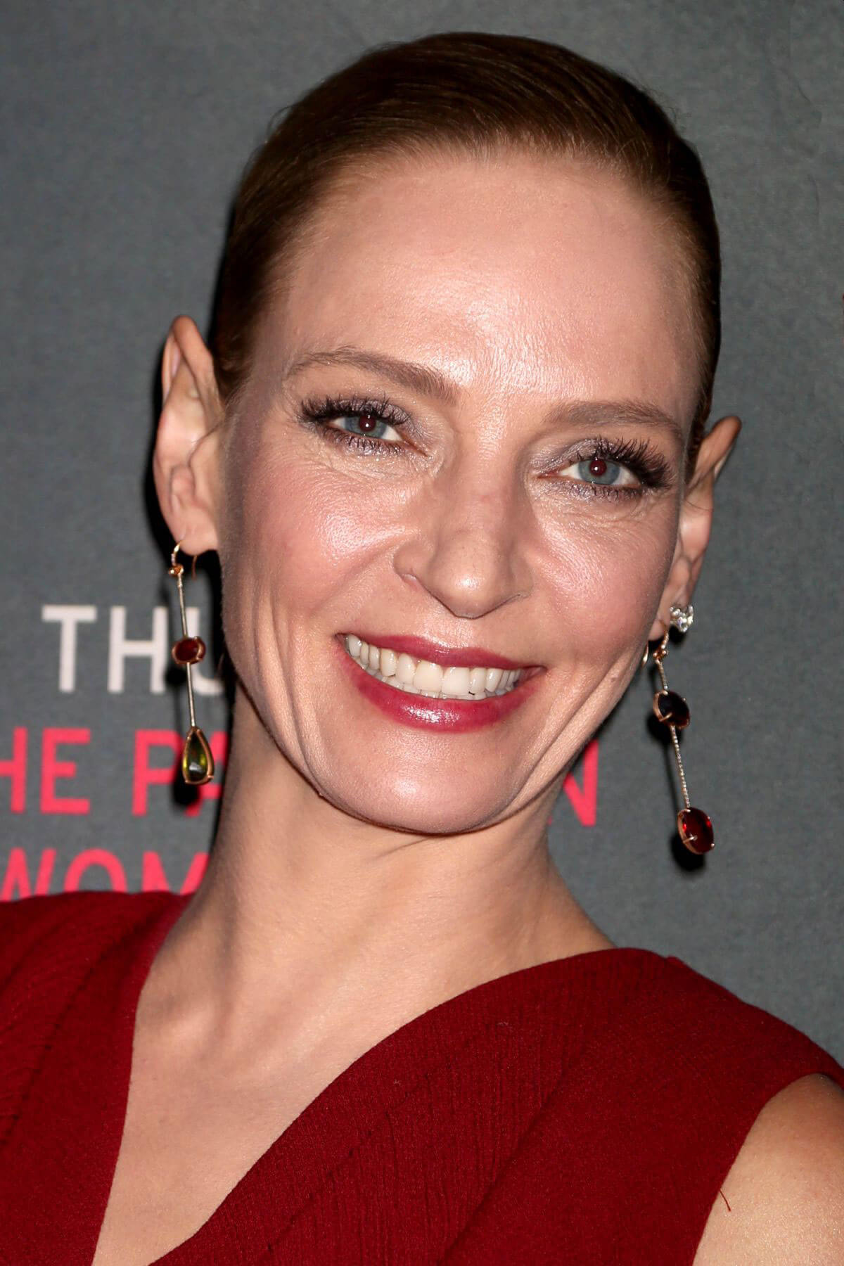 Uma Thurman Stills at The Parisian Woman Opening Night in New York