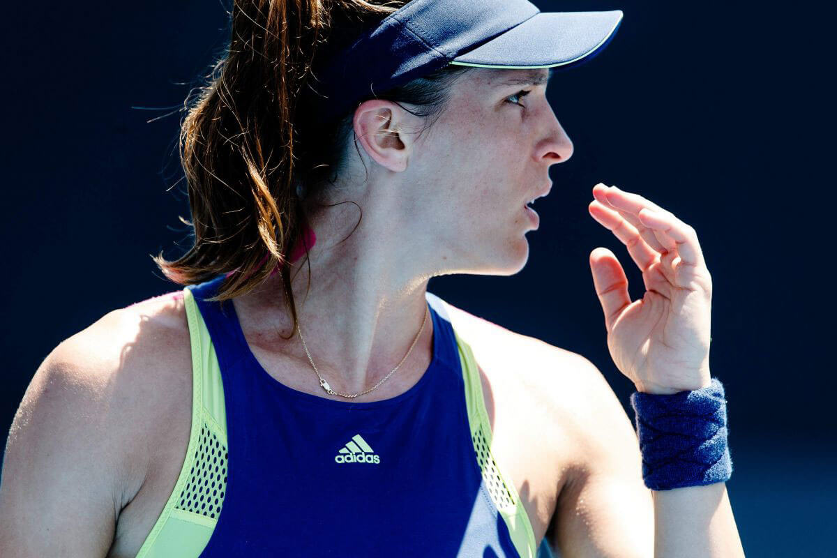 Andrea Petkovic Stills at Australian Open Tennis Tournament in Melbourne 2018/01/18