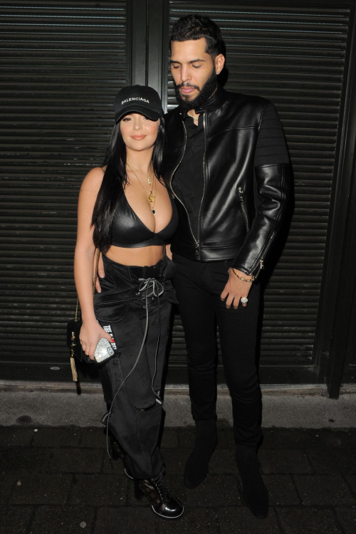 Demi Rose and DJ Chris Martinez Stills at Fabric Club in London 2018/01/28 15