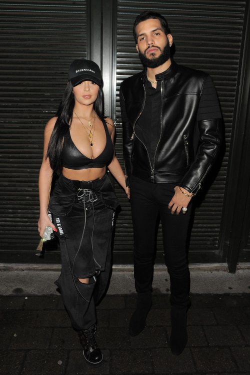 Demi Rose and DJ Chris Martinez Stills at Fabric Club in London 2018/01/28 16