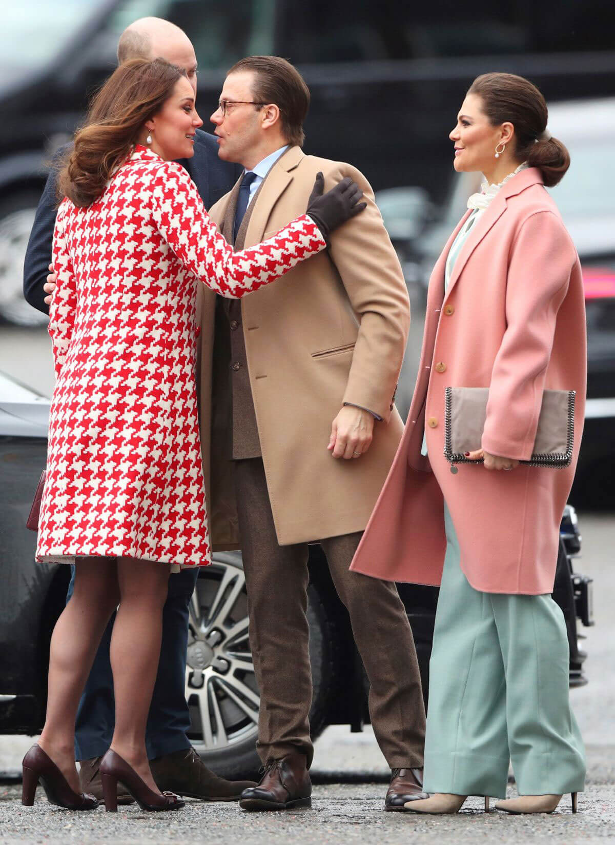 Kate Middleton and Crown Princess Victoria Stills of Sweden at Karolinska Institute in Stockholm 2018/01/31