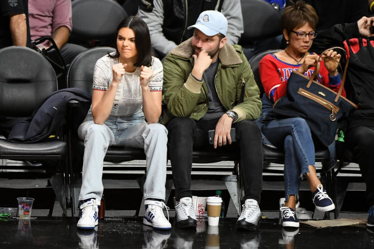 Kendall Jenner Stills at LA Clippers vs Boston Celtics Game in Los Angeles 2018/01/24