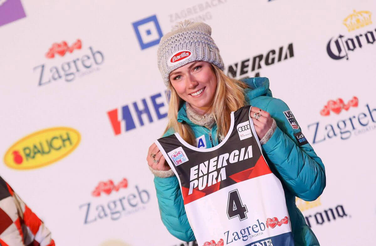 Mikaela Shiffrin Stills at Alpine Skiing Fis World Cup Ladies Draw in Zagreb 2018/01/02