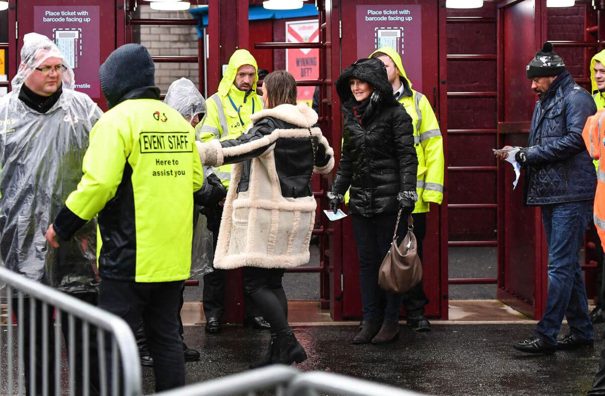 Perrie Edwards Stills at Turf Moor Football Stadium in Burnley 2018/01/01