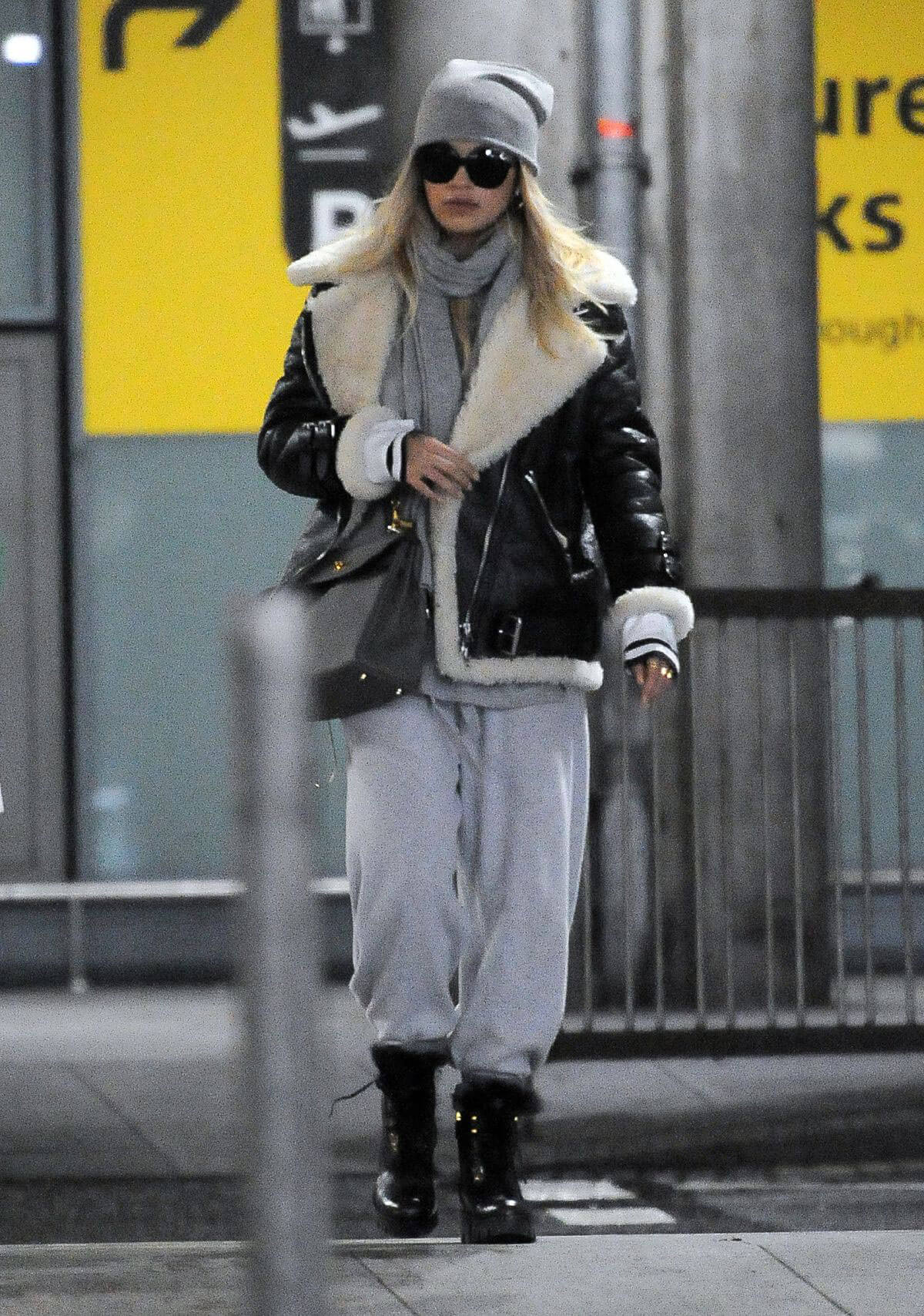 Rita Ora Stills at Heathrow Airport in London 2018/01/03