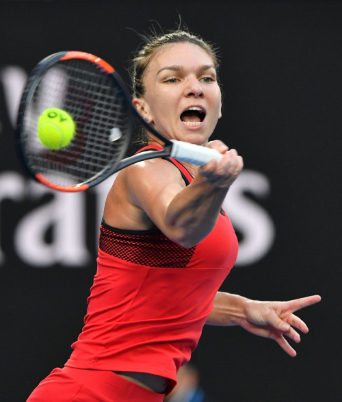 Simona Halep Stills at Australian Open Tennis Tournament Final in Melbourne 2018/01/27 14
