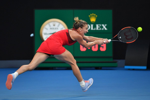 Simona Halep Stills at Australian Open Tennis Tournament Final in Melbourne 2018/01/27 17