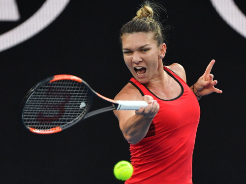 Simona Halep Stills at Australian Open Tennis Tournament Final in Melbourne 2018/01/27 18