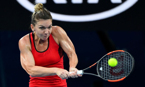 Simona Halep Stills at Australian Open Tennis Tournament Final in Melbourne 2018/01/27 19