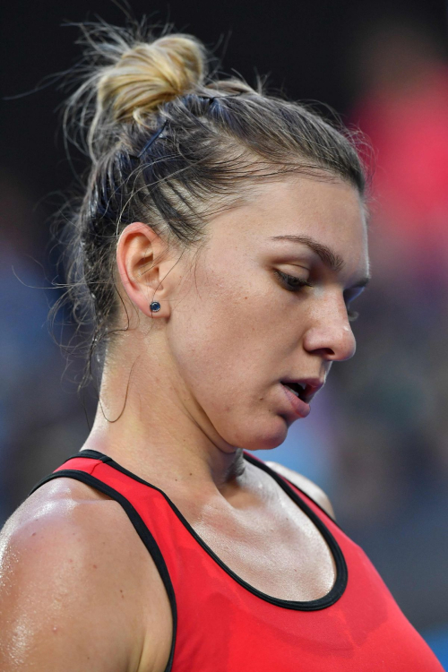 Simona Halep Stills at Australian Open Tennis Tournament Final in Melbourne 2018/01/27 4