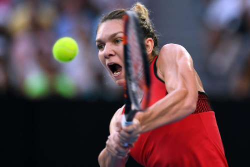 Simona Halep Stills at Australian Open Tennis Tournament Final in Melbourne 2018/01/27 7