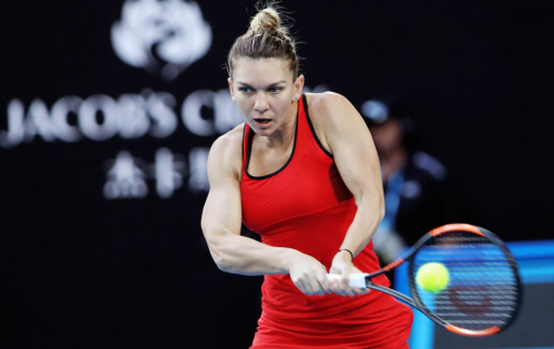 Simona Halep Stills at Australian Open Tennis Tournament Final in Melbourne 2018/01/27 8
