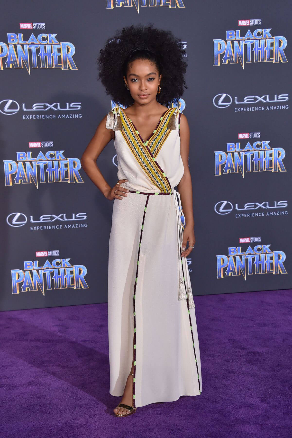 Yara Shahidi Stills at Black Panther Premiere in Hollywood 2018/01/29