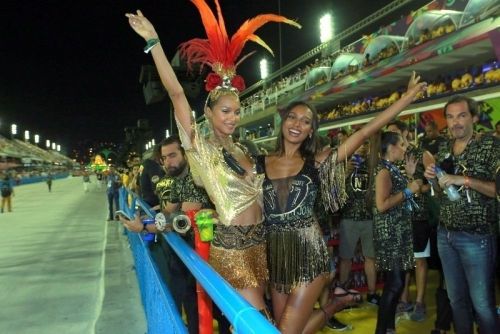 Adriana Lima and Lais Ribeiro Stills at Carnaval Holidays in Rio De Janeiro 2018/02/11 3