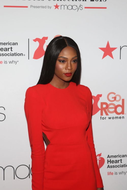 Afiya Bennett Stills at Go Red for Women Red Dress Collection 2018 Presented by Macy