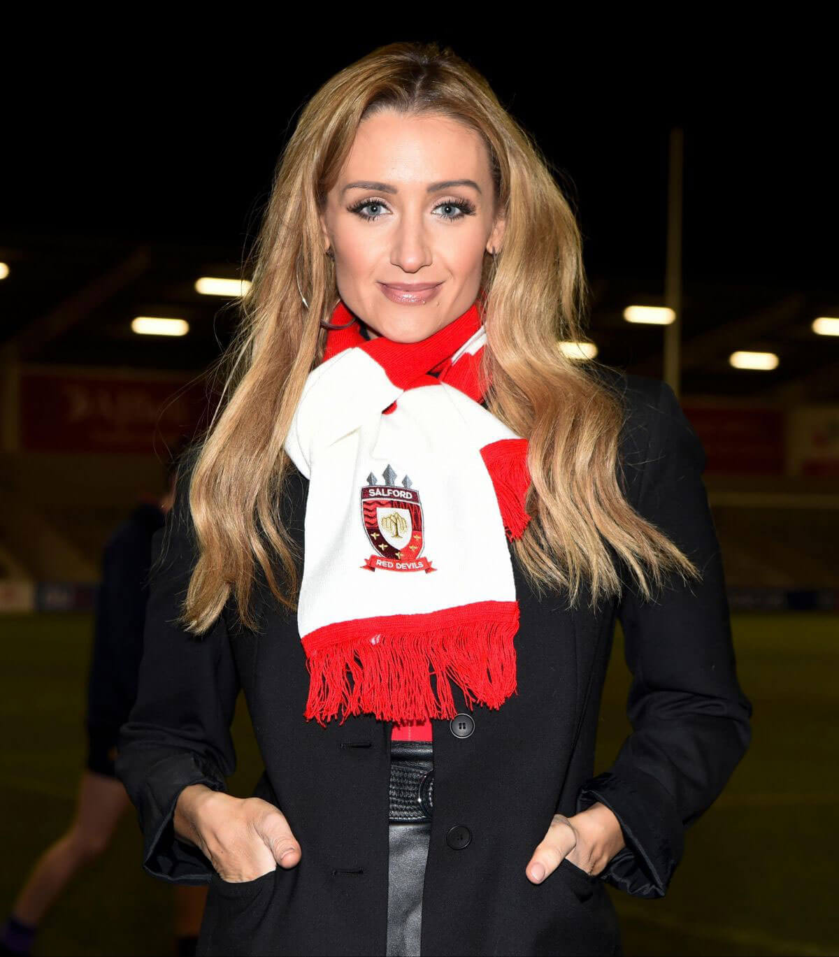 Catherine Tyldesley Stills at AJ Bell Stadium in Manchester 2018/02/02