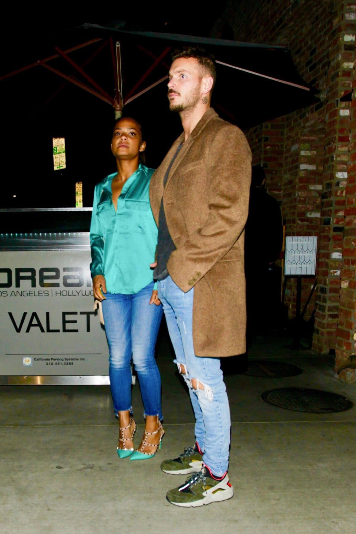 Christina Milian and Matt Pokora Stills Night Out in Hollywood 2018/02/05