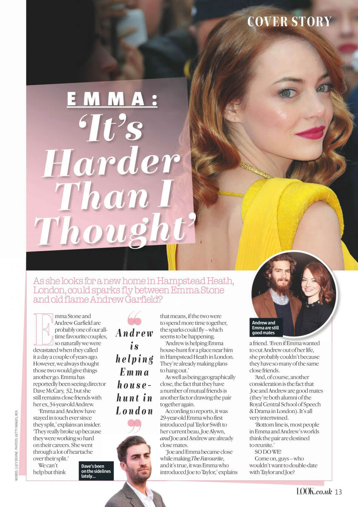 Emma Stone Stills in Look Magazine, UK February 2018