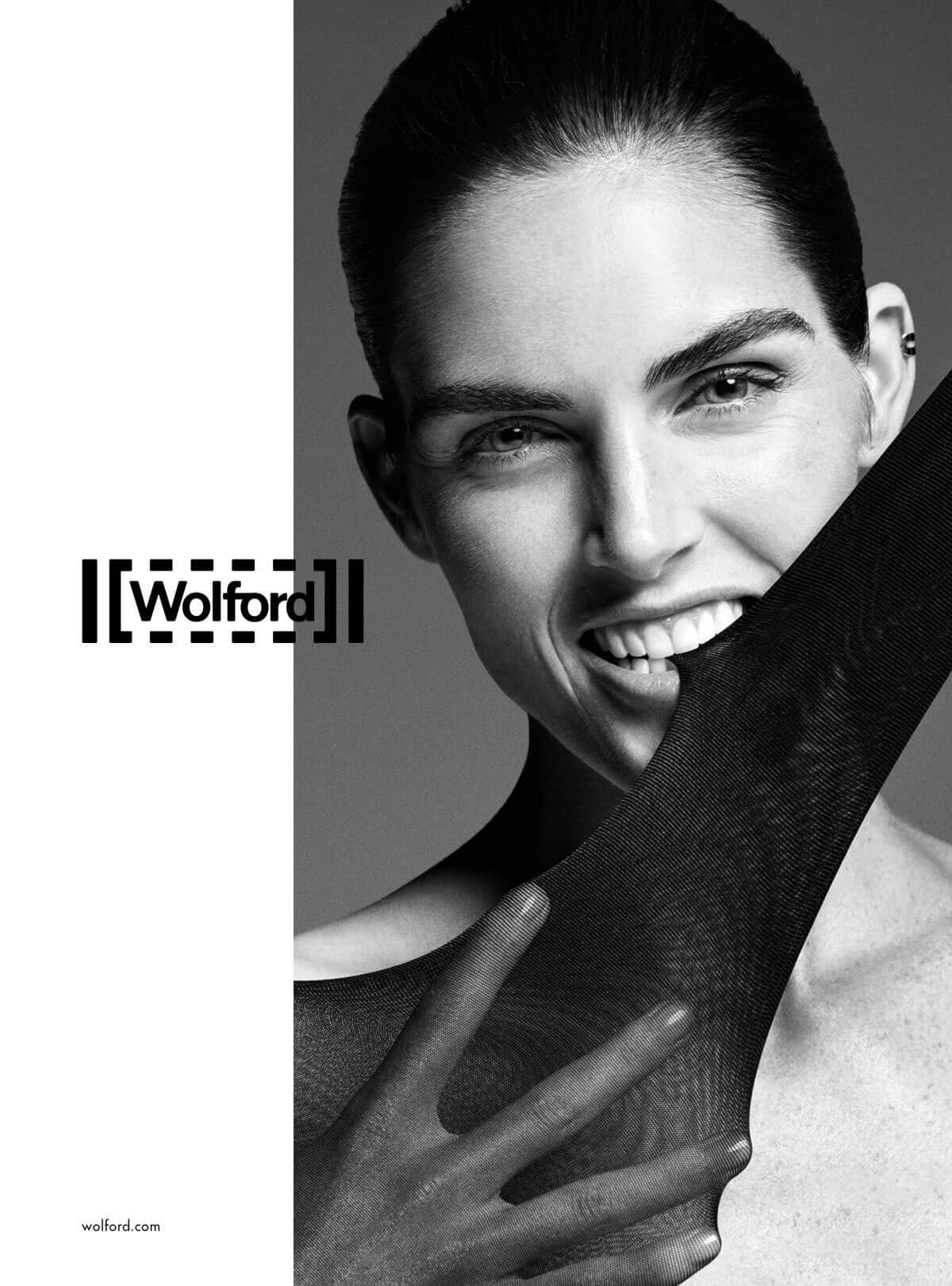 Hilary Rhoda Poses for Wolford Spring/Summer 2018 Campaign Photos