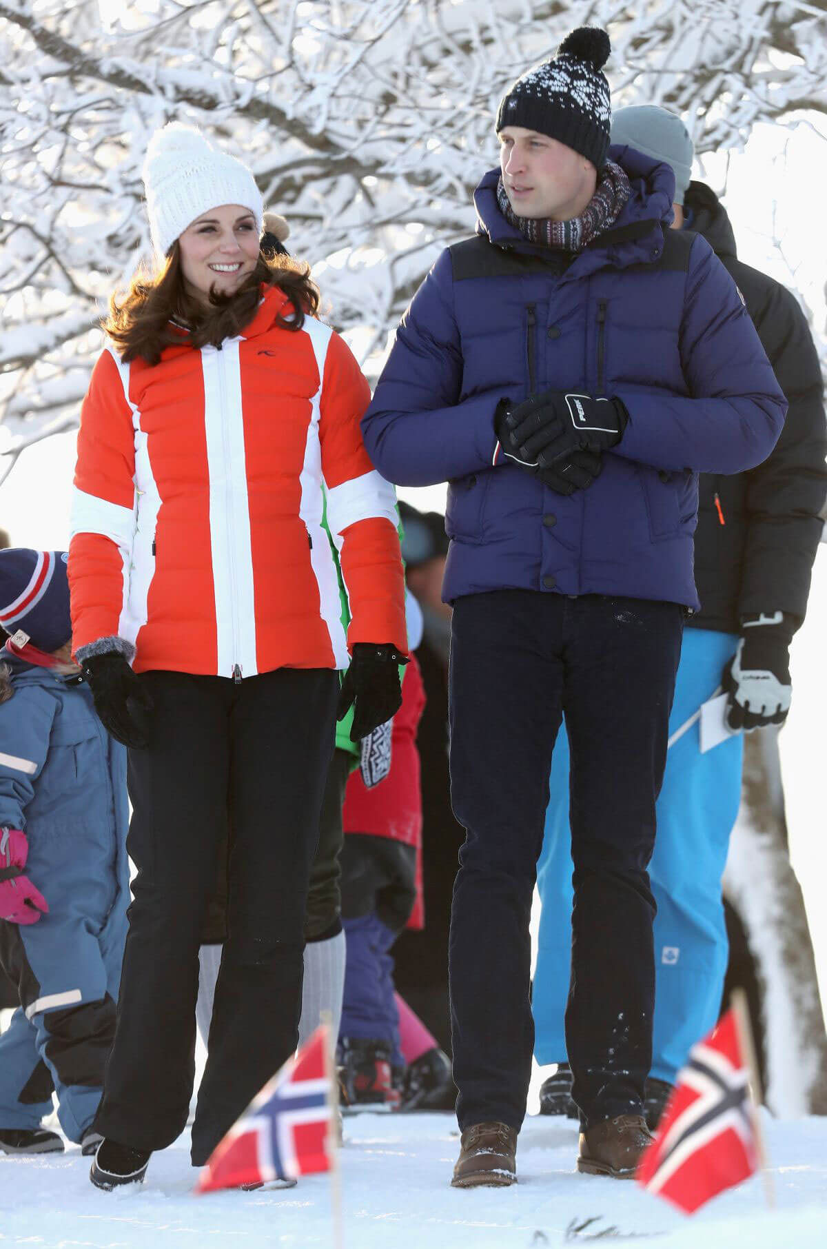 Kate Middleton Stills at Holmenkollen Ski Jump in Oslo 2018/02/02