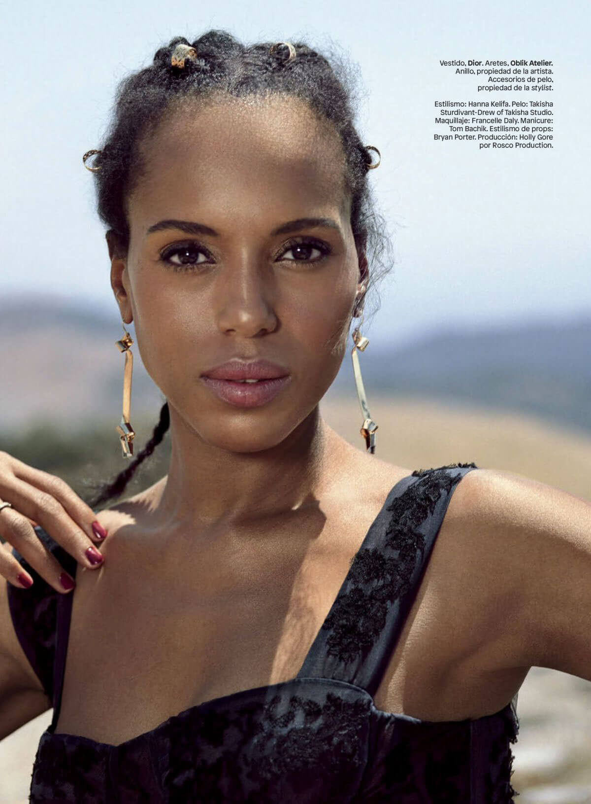 Kerry Washington Stills in Glamour Magazine, Mexico March 2018 Issue