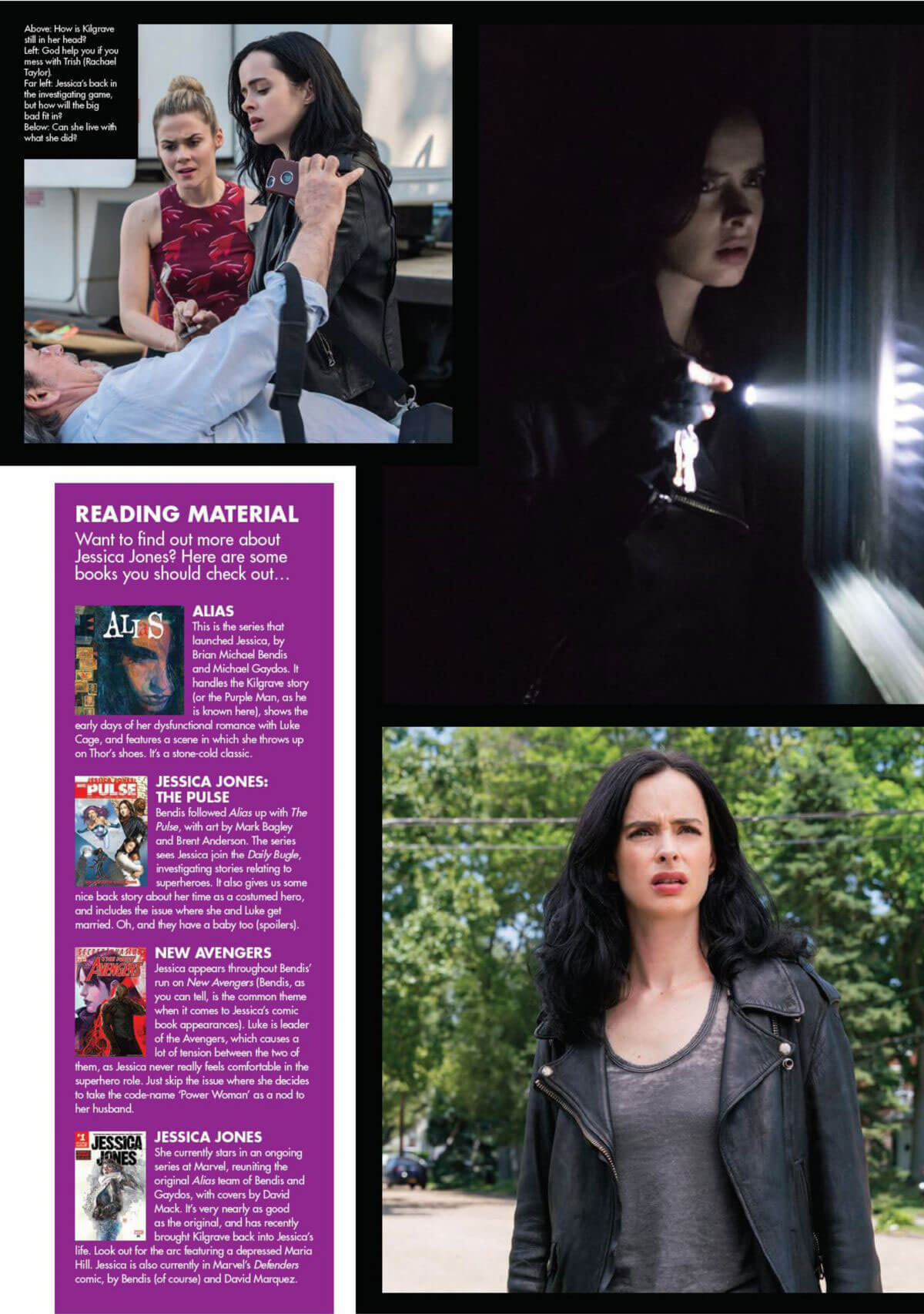 Krysten Ritter Stills in SciFiNow, February 2018 Issue