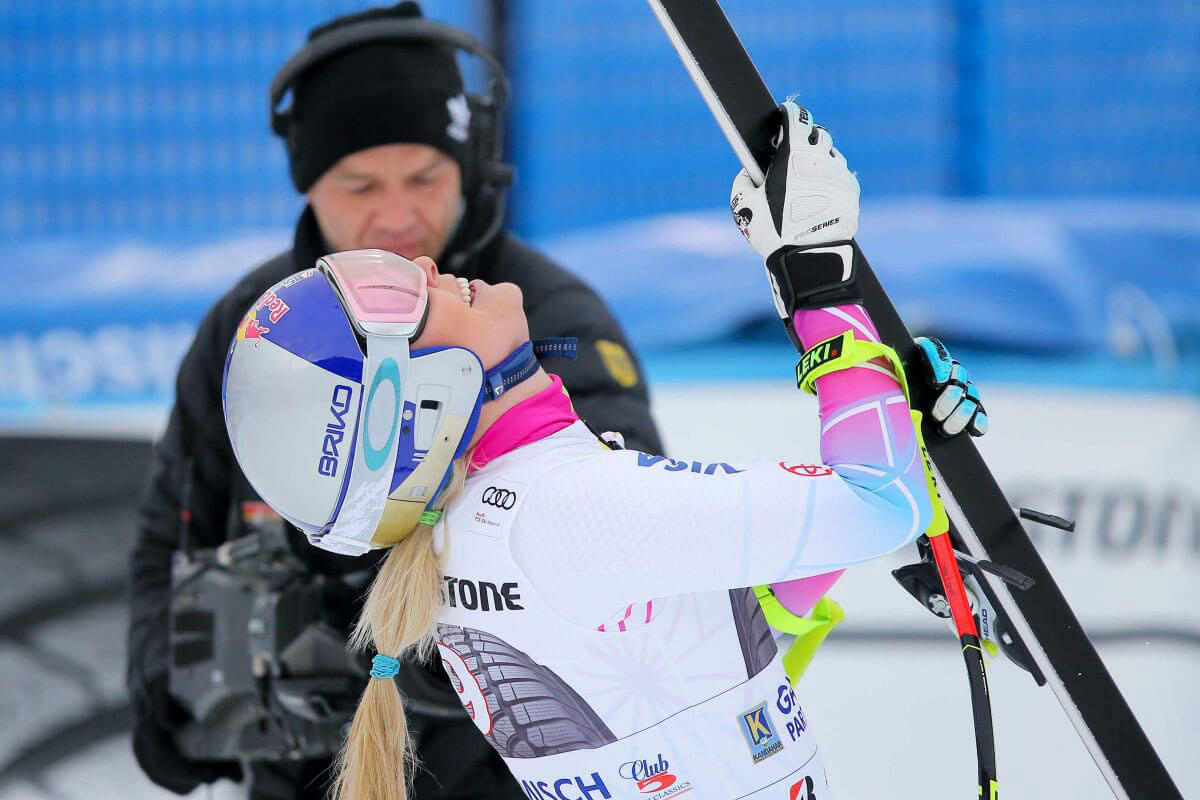 Lindsey Vonn Stils Wins Alpine Skiing FIS World Cup Downhill in Germany 2018/02/03