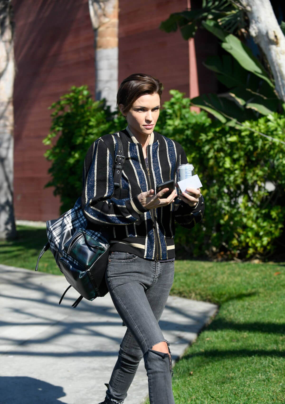 Ruby Rose Stills Out and About in Santa Monica 2018/01/31