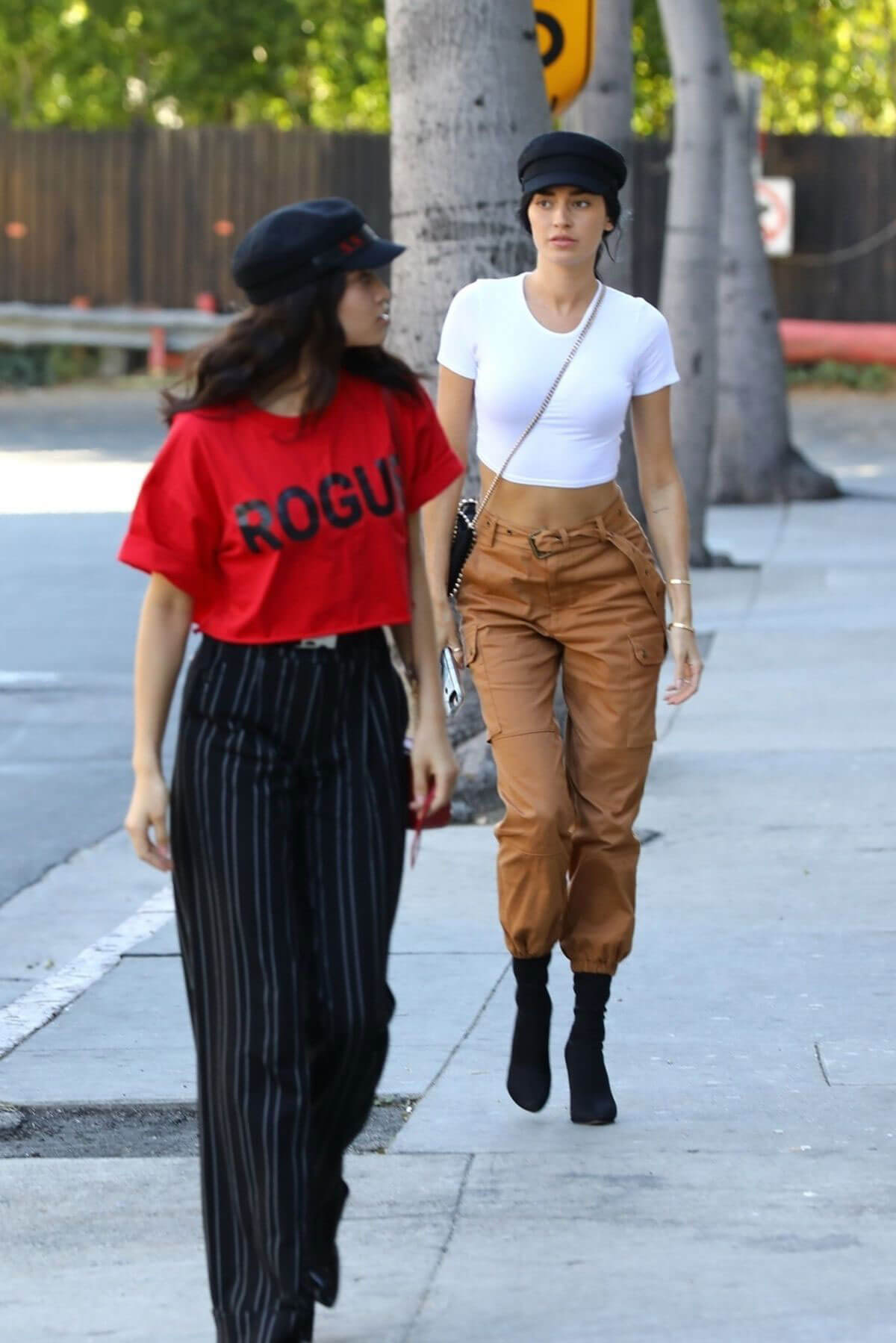 Shanina Shaik and Nicole Williams Stills Out for Lunch at Soho House in Los Angeles 2018/02/25