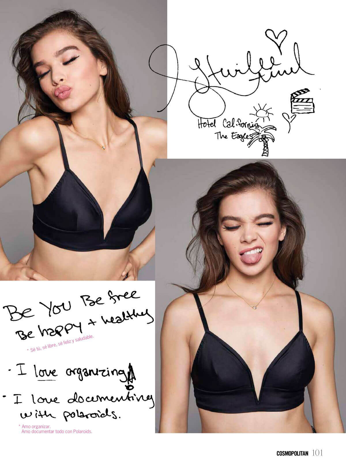 Hailee Steinfeld Stills in Cosmopolitan Magazine, Mexico March 2018 Issue