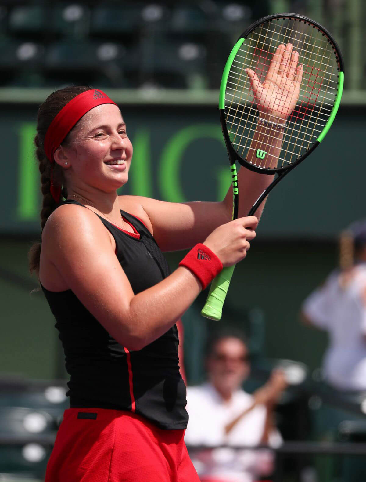 Jelena Ostapenko Stills at 2018 Miami Open in Key Biscayne 2018/03/28