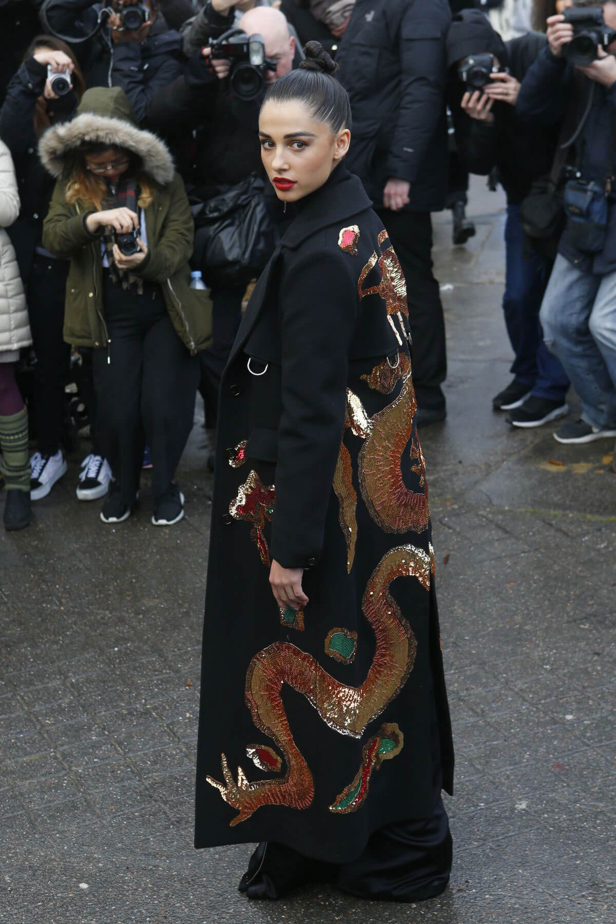 Naomi Scott Stills at Valentino Show at Paris Fashion Week 2018/03/04