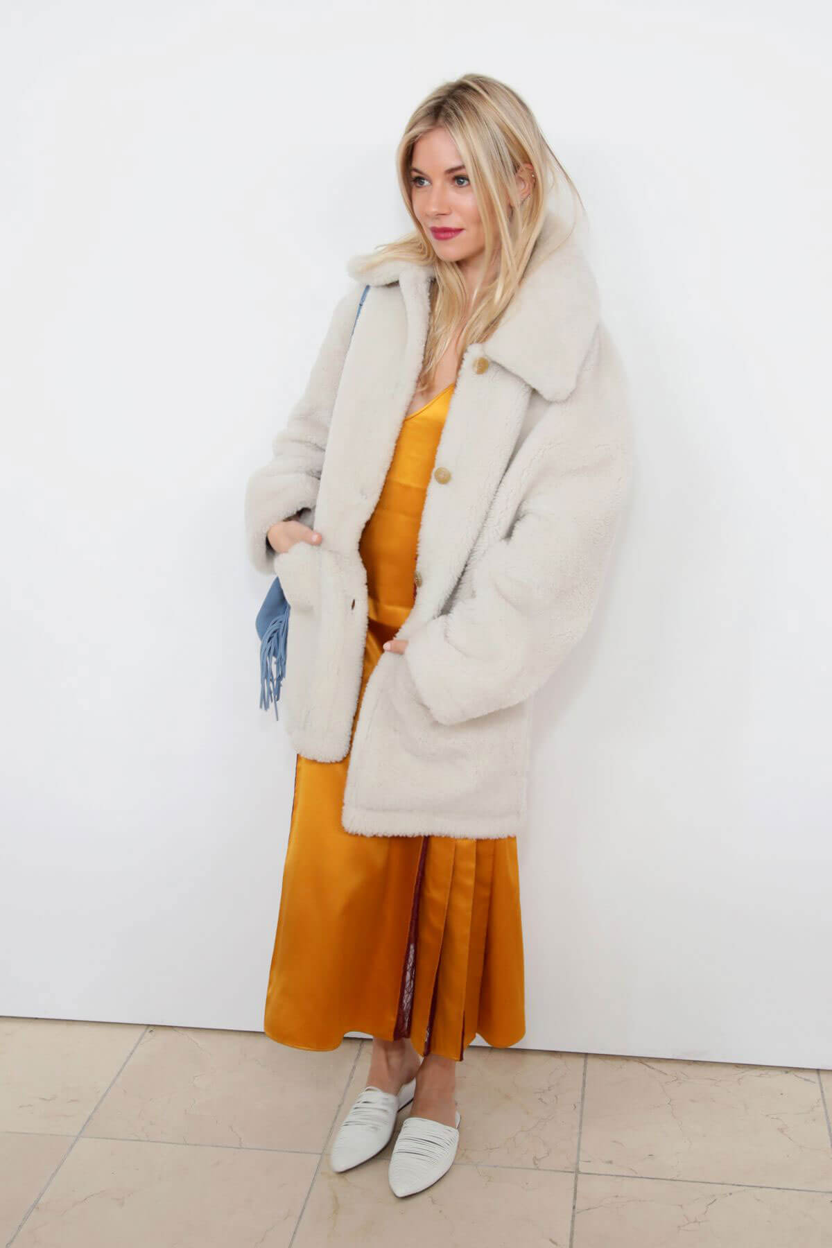 Sienna Miller Stills at Tory Burch Fall/Winter 2018/19 Show at New York Fashion Week 2018/02/09