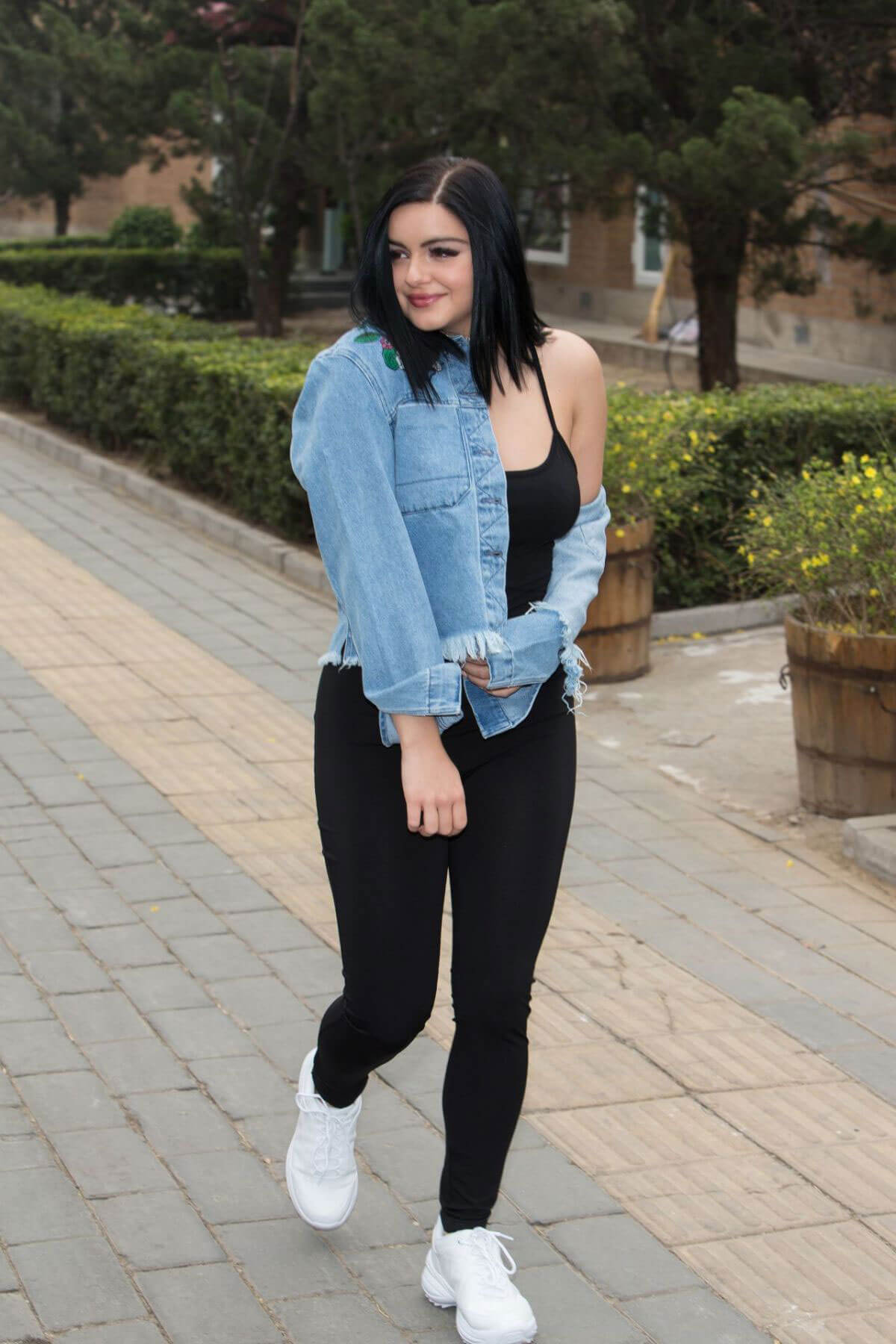 Ariel Winter Stills Out and About in Beijing, March 2018 Issue