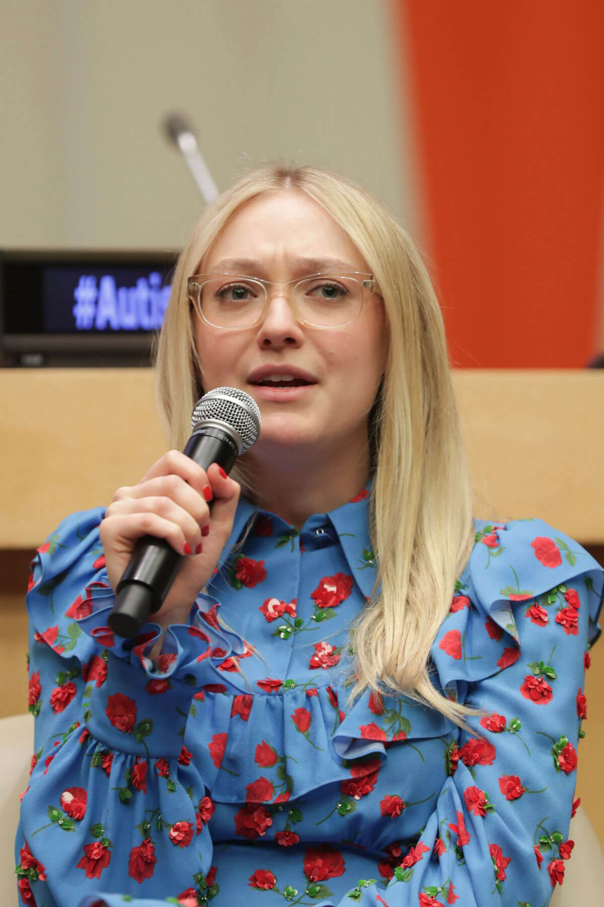 Dakota Fanning Stills at United Nations World Autism Day Meetings in New York 2018/04/05