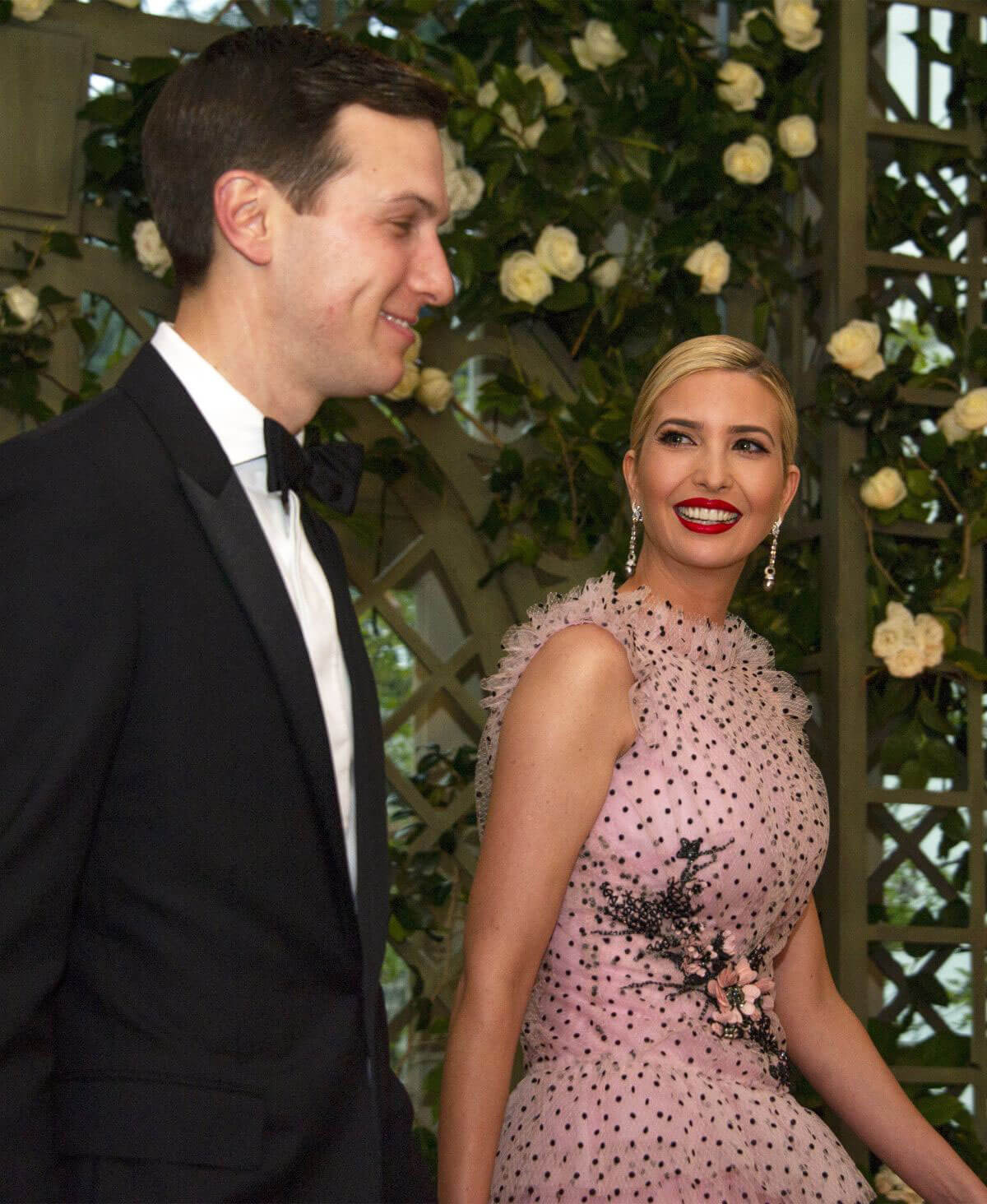 Ivanka Trump Stills at State Dinner Honoring President Emmanuel Macron in Washington 2018/04/24