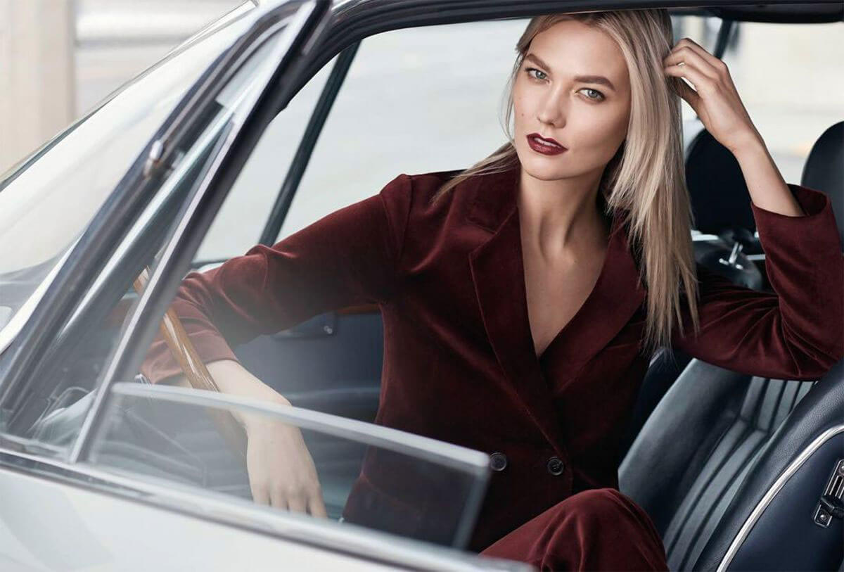 Karlie Kloss Poses for Estee Lauder Photoshoot, April 2018