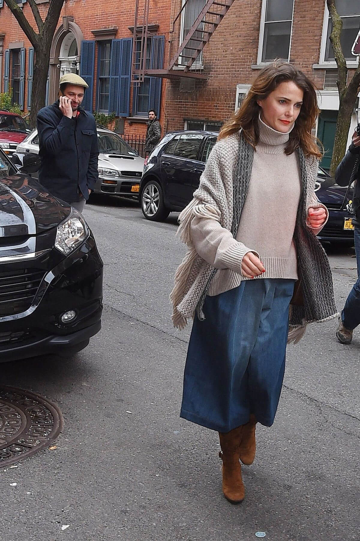 Keri Russell Stills Out for Lunch in New York 2018/04/17