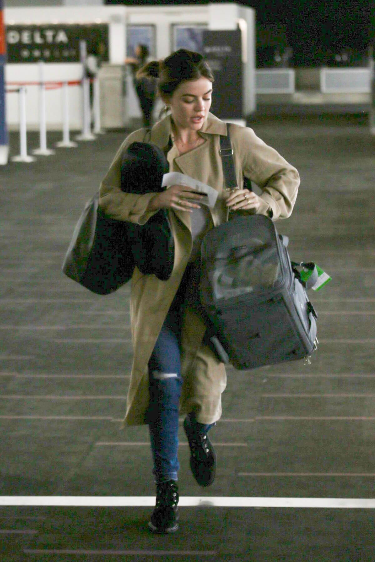 Lucy Hale Stills at Los Angeles International Airport 2018/03/30