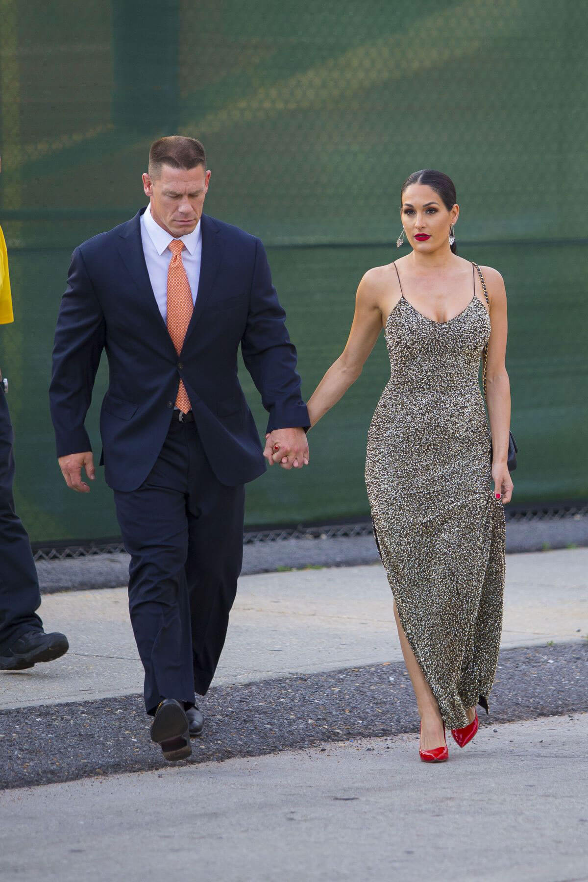 Nikki Bella and John Cena Stills at WWE Wrestlemania 34 Hall Of Fame 2018 in New Orleans 2018/04/07